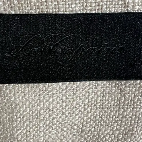 Les Copains Italian Linen Blazer Unlined Size 42 Lagenlook Minimal Quiet Luxe