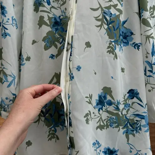 NYDJ Sheer Floral Pintuck Blouse in Morganza