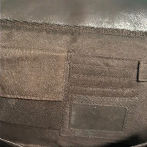 Faux leather Messenger/hand Bag Brown