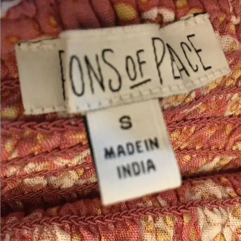 Patrons of Peace Tube Top Halter pocket jumper! Mauve Pink