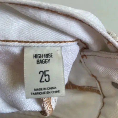 BDG  baggy high rise baggy white painter pants jeans Urban Outfitters Size 25 006