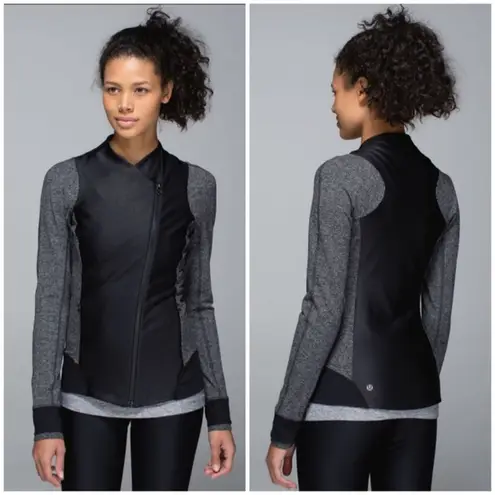 Lululemon  Emerge Renewed Herringbone Zip Up Jacket