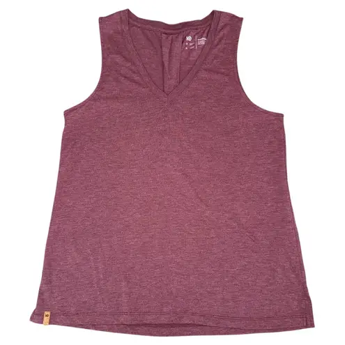 Tentree Womens Size M V-Neck Sleeveless Tank Top Treeblend Sustainable Outdoor