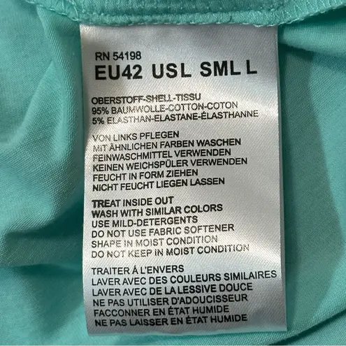 Bogner Women’s Size L Turquoise Blue Sleeveless Activewear Top Shirt Size L