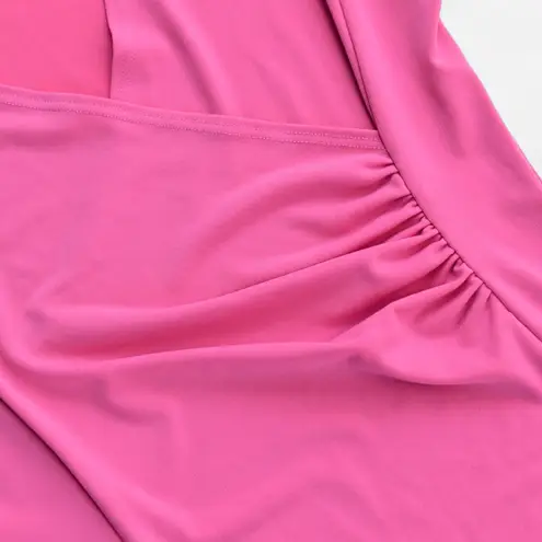 OUTLOOK Y2K Vintage Pink Short Sleeve Top Size M