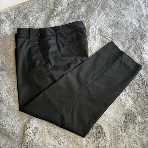 J Crew Cocktail Capri Pants Women's Sz 2 Gray City Fit Cotton