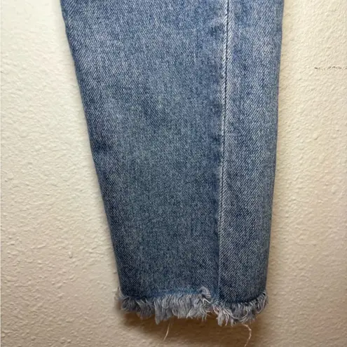 Levi's  Wedgie‎ Skinny 24 Denim Medium Wash High Waisted Jeans Raw Hem Button Fly