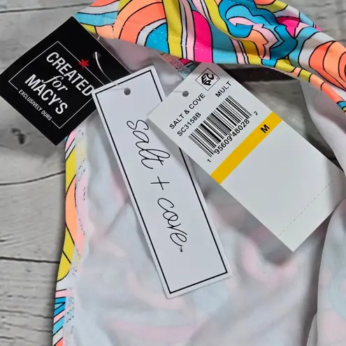 Salt + Cove Juniors' Swirl Girl Hipster Bikini Bottoms M NWT Pink Size undefined