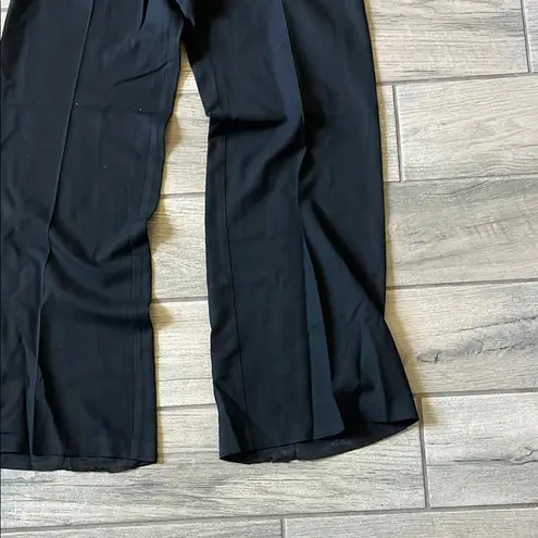 Black Wide Leg Pants with Stretchy Fabric Size M