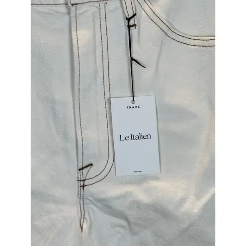 Frame Women's Le Italien LIBSH728 Size 30 Blanc Bermuda Short NWT