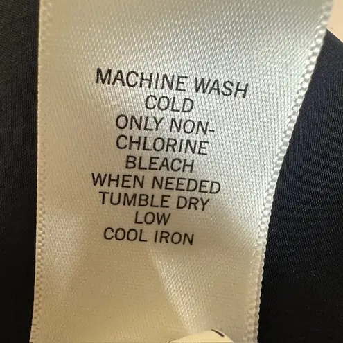 Banana Republic  Speckled A-Line Skirt Navy Blue & White Print Versatile Size 2‎