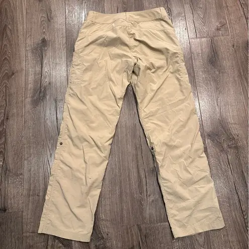Ex Officio Pants Women's 6 Khaki Tan Convertible Nylon Outdoor Hiking Camping