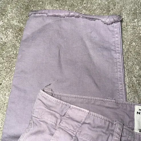 Nili Lotan women’s Jenna lilac Purple Cropped corduroy Military Pants size 6