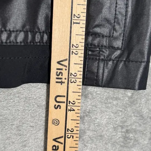 Zenergy by Chicos Jacket Womens M Black Solid Sheen Panel Travel Casual Layering Size M