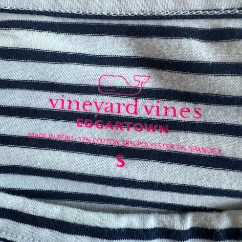 Vineyard Vines  Edgartown Stripe Top Seaside Nautical Preppy Coastal Patriotic