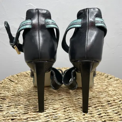 Jason Wu Snakeskin Leather Strappy Heels Womens Size 36.5 Italy Party Elevated