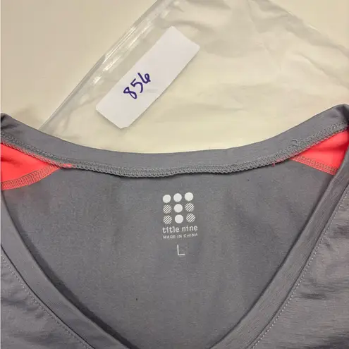 Title Nine  Size Large Gidget Dress Cap Sleeve Color Block Scuba Stretch New Golf