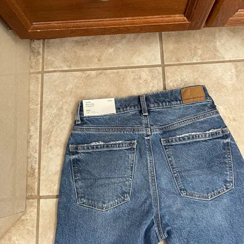 American Eagle Ne(X)t Level Super High Rise Jeans Size 000 New 23w Dark Wash Blue