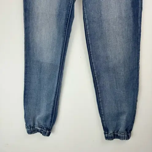 American Eagle  Denim Jogger Pants Sz 0 Super Stretch Jeans Ankle Cuff