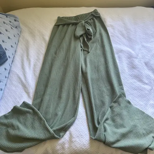 Francesca's Green Tie Pants