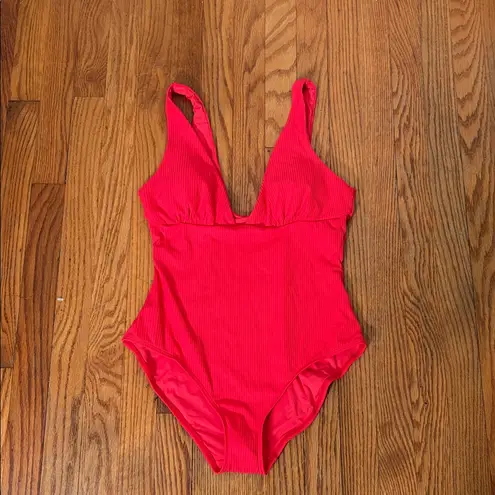 ANDIE Marine Layer Augustine One Piece Swimsuit Hibiscus Medium NWOT
