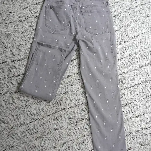 J.Crew  Women’s Vintage Straight Polka Dot Jeans - Size 28