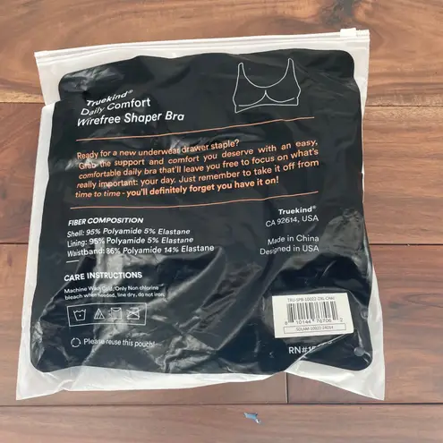 TrueKind Daily Comfort Wirefree Shaper Bra 2XL Chai Tan Size undefined