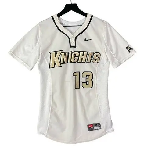 Nike UCF Knights  Softball Jersey Women's M White Gameday #13‎ Florida