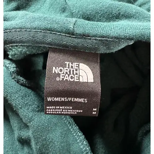 The North Face  Sz M Womens Red Box Pine Never Stop Exploring Green Fleece Hoodie