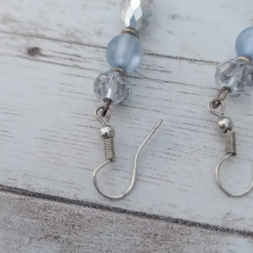 Blue Tones Dangle Earrings for Pierced Ears