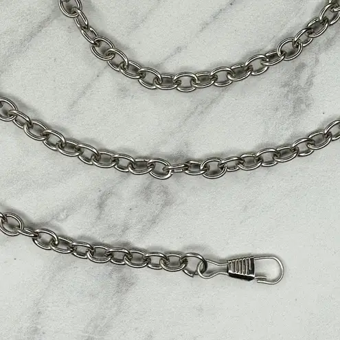 Silver Chain Link Purse Strap Replacement 46" Handbag Shoulder ✨