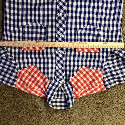 Vintage Handmade Square Dance Outfit Matching Mens Womens Used 3 Piece Red