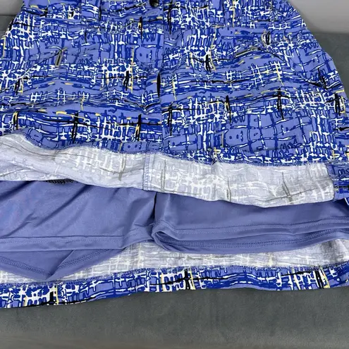 Jamie Sadock Skort Women's Size 12 Skirt Periwinkle Blue White Black Shorts
