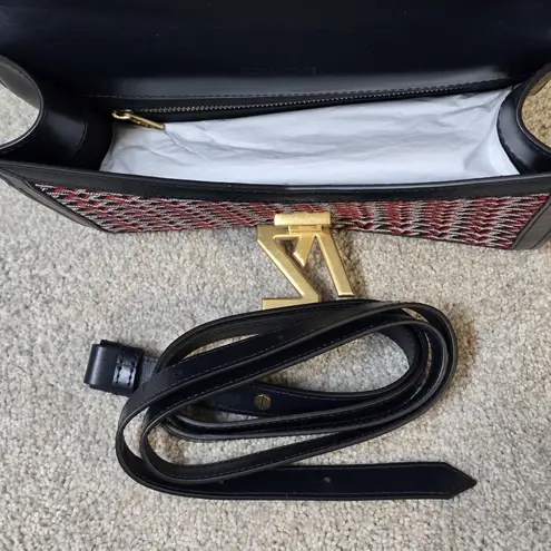 Zadig & Voltaire ZV Initiale Le City Monogram Blue Red Crossbody Bag NWOT