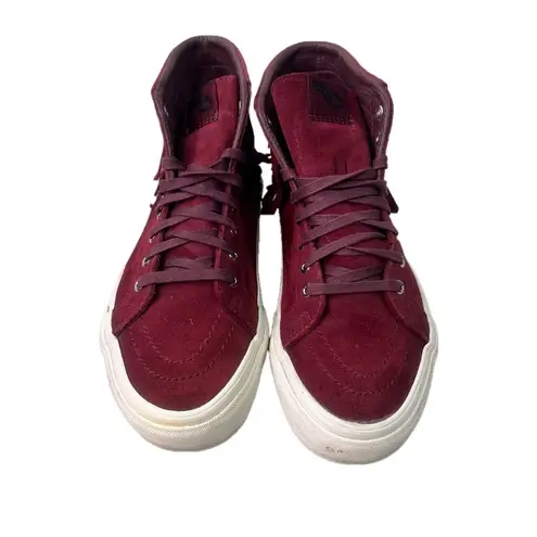 Vans  SK8-HI Fringe Burgundy Moccasin Shoe Size 8.5 SKU#24360