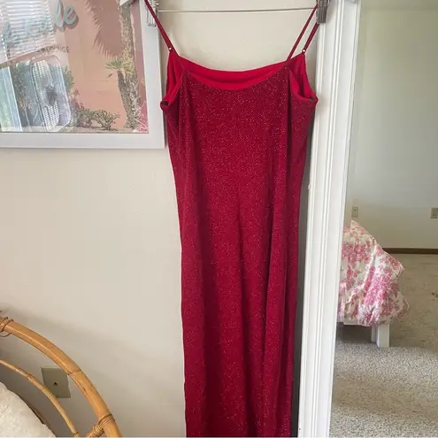 City Triangles BOGO  Vintage 90s Y2K Glitter Maxi Dress