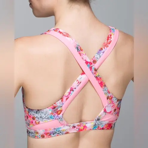 Lululemon Run: Stuff Your Bra II - Flowabunga Mini Multi/Bleached Coral - Size 4