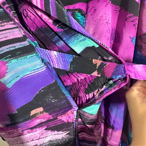 Yumi Kim Top Women XS Purple Kimono Sleeve Stretch Waist Fairy Boho Y2K Club