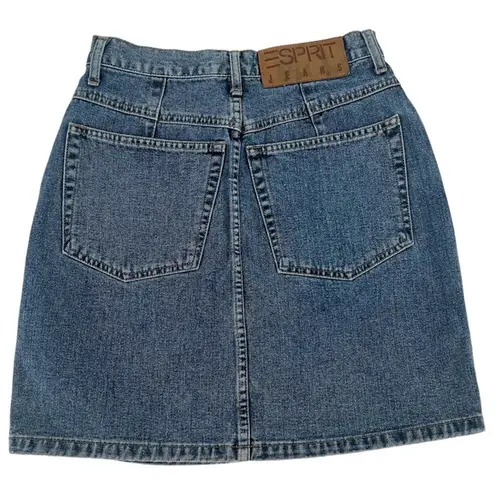 Esprit Vintage  Denim Mini Pencil Jean Skirt Size 27