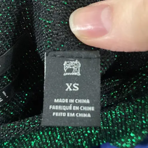 Scotch & Soda OK Bye Selina mohair blend colorblock high neck fuzzy sweater XS