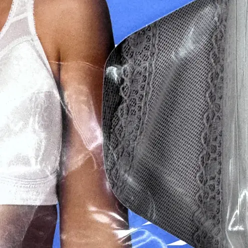 Playtex NEW 18-Hour Original Comfort Strap Wirefree 4693 Warm Steel Gray 46DDD