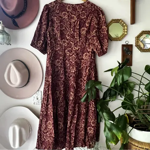 Velvet Heart SOPHIA SANGRIA FLORAL DRESS Sangria Flora Women’s SIZE MEDIUM boho