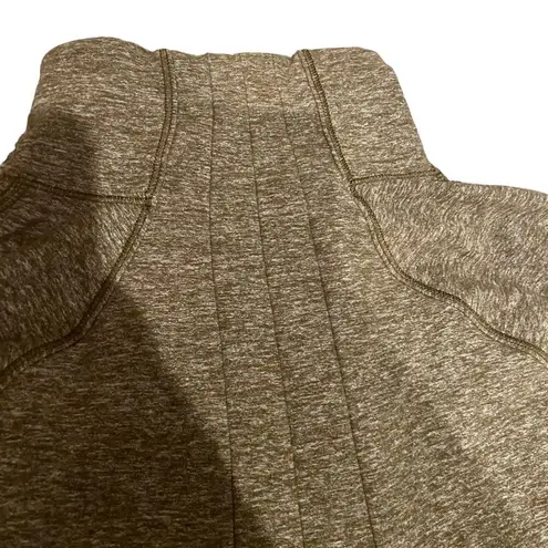 Lululemon  Rush Hour 1/2 Zip Sweatshirt Women Size 10 Heathered Military Green