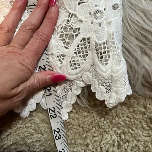 Endless Rose Cream Sheer Lace Skirt