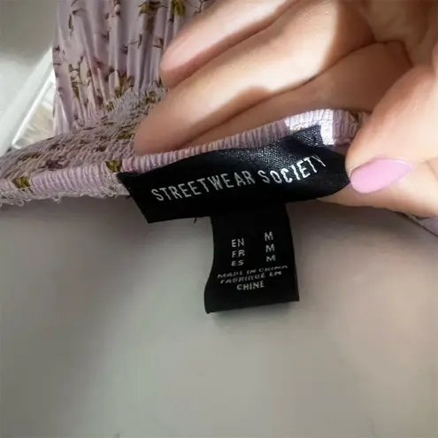 Street Level Society Women's Pink Floral Cami Jumpsuit M Wide