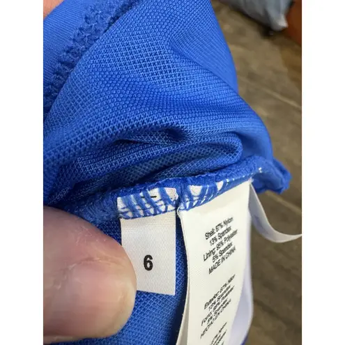 Bleu Rod Beattie Bleu by Rod Beattie Molded-Cup One-Piece Swimsuit Blue Women's Size 6