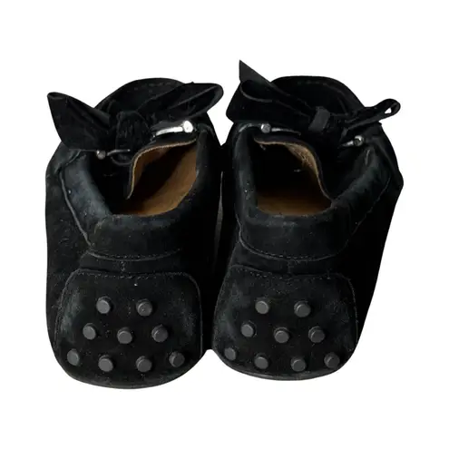 Lauren Ralph Lauren Shoes Womens 6B Black Bayleigh Bow Driving Moccasin Flats Size 6