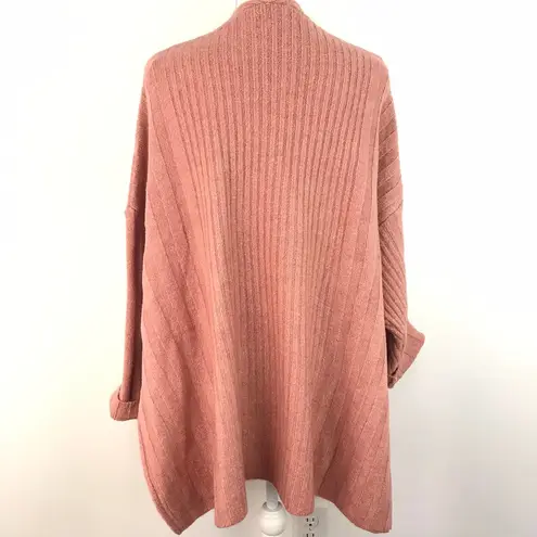 Topshop NWT  Oversized Cardigan Sweater Mauve Pink