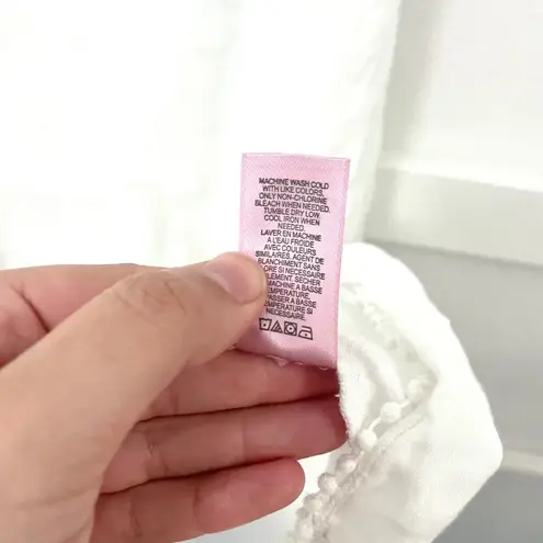 Calypso St. Barth 100% Linen White Beach Dress / Swim Cover – Size XS