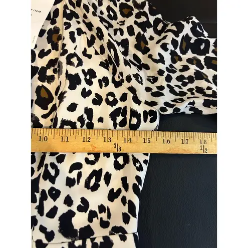 ALC Frank A.L.C Designer Leopard Mafia Wife Luxury Size 4 Business Long Sleeve Knee